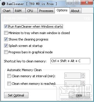 RamCleaner,内存优化